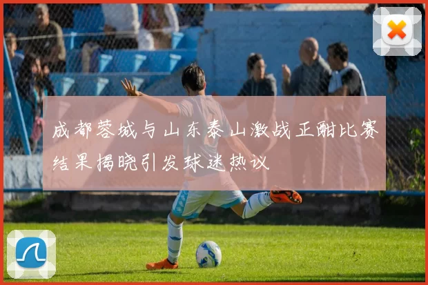 成都蓉城与山东泰山激战正酣比赛结果揭晓引发球迷热议