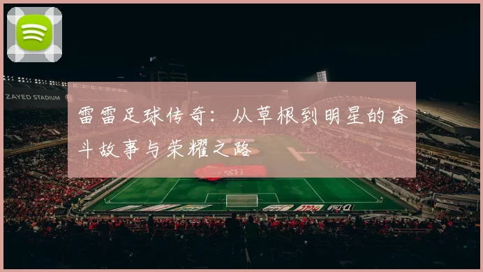 雷雷足球传奇：从草根到明星的奋斗故事与荣耀之路