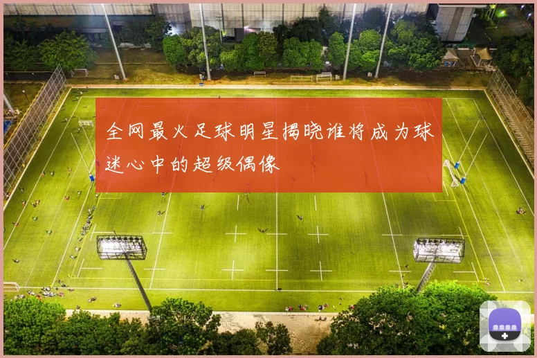 全网最火足球明星揭晓谁将成为球迷心中的超级偶像