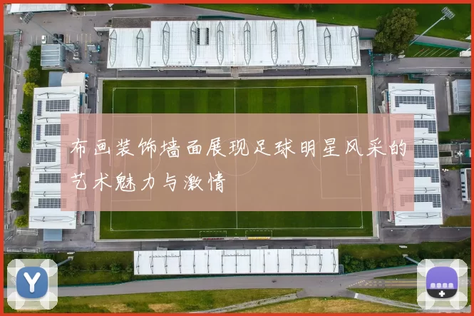 布画装饰墙面展现足球明星风采的艺术魅力与激情