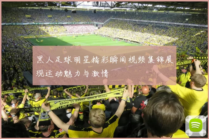 黑人足球明星精彩瞬间视频集锦展现运动魅力与激情