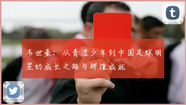 韦世豪：从青涩少年到中国足球明星的成长之路与辉煌成就